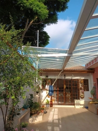 Foto Cobertura em Policarbonato Alveolar Garagem