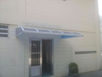 Cobertura Em Policarbonato Semi Curva Entrada