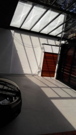 Cobertura em Policarbonato Compacto Duas Águas Garagem