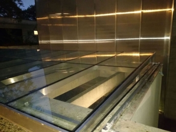 Foto Cobertura em Vidro Laminado Fixa