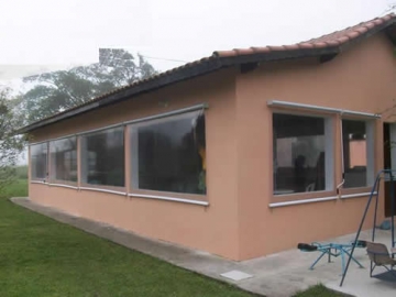 Cobertura em Lona Modelo Cortina