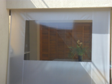 Cobertura em Lona Modelo Cortina