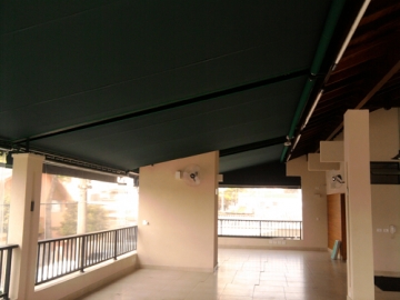 Cobertura Retrátil em Lona Modelo Deslizante