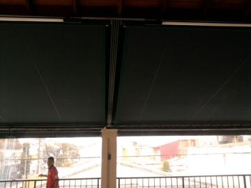 Cobertura Retrátil em Lona Modelo Deslizante