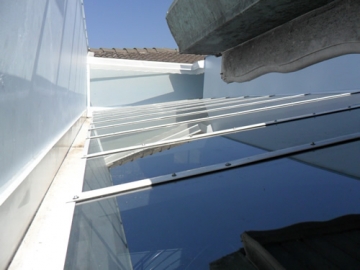 Cobertura em Vidro Laminado Refletivo