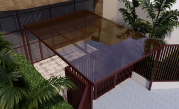 Projetos com Coberturas em Vidro Laminado