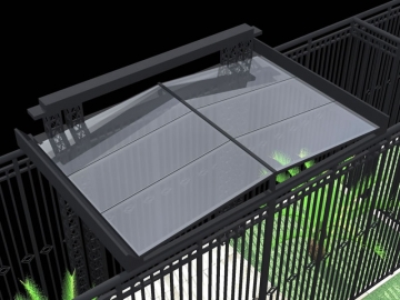 Projetos com Coberturas em Vidro Laminado