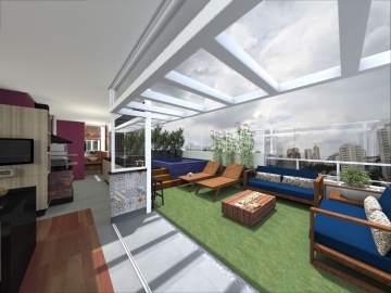 Projetos com Coberturas em Vidro Laminado